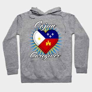 Cajun Caregiver (white font) Hoodie